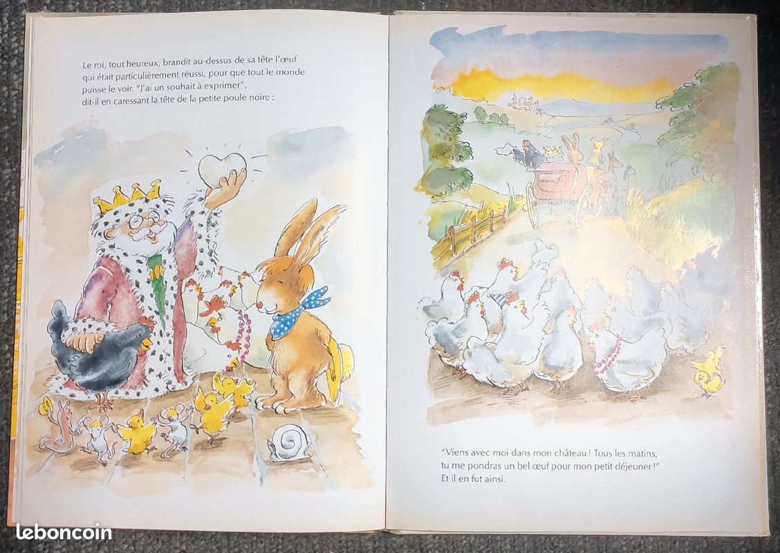 Livre " La petite poule noire " par M. SchloBmacher et I. Vider aux éditions NATHAN de 1990 (image 5)
