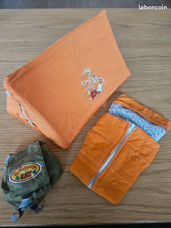 PL/ LOT 2 Peluche Vintage Ajena Kiki Campeur + Accessoires EUR 64,90 - FR