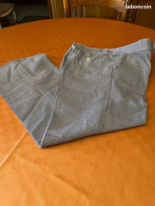 Pantalon de cuisine homme T 36 ou S (image 2)