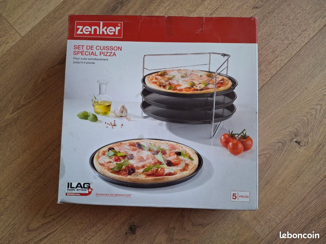Set de cuisson spécial pizza – 5 pièces (image 1)