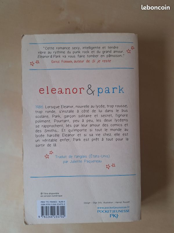 Livre - Eleanor & Park - Rainbow Rowell (image 2)