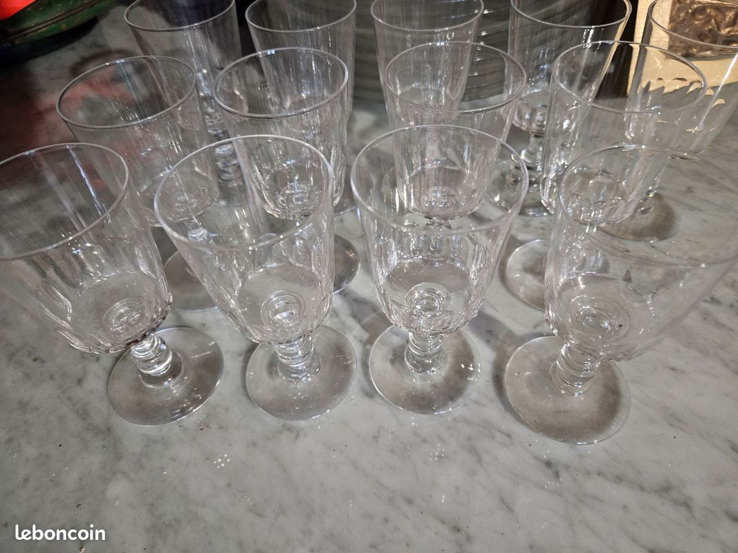 Verres cristal anciens (image 1)