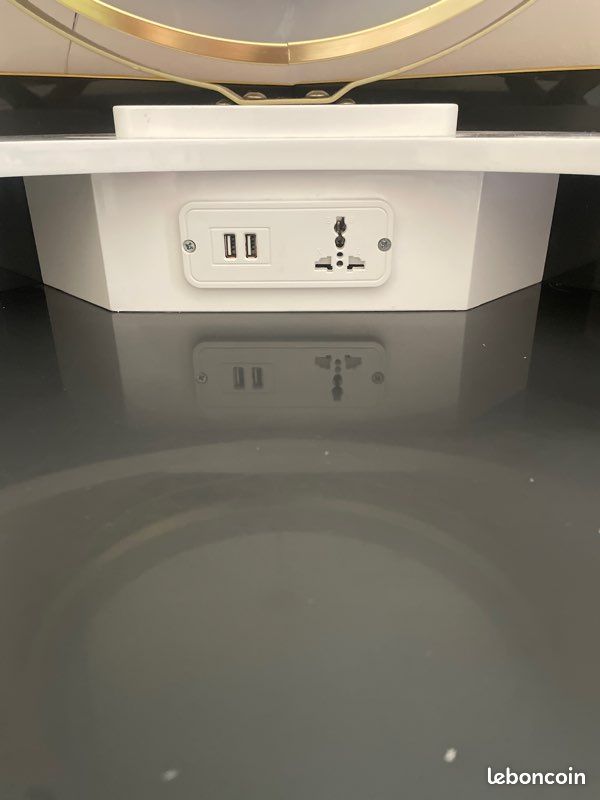 Coiffeuse d’angle LED (image 2)