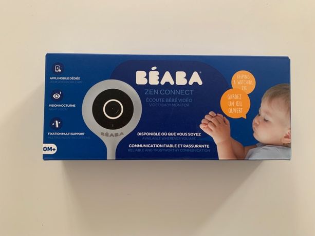 Ecoute bébé vidéo ZEN Connect Night Blue BEABA, Vente en ligne de Babyphone