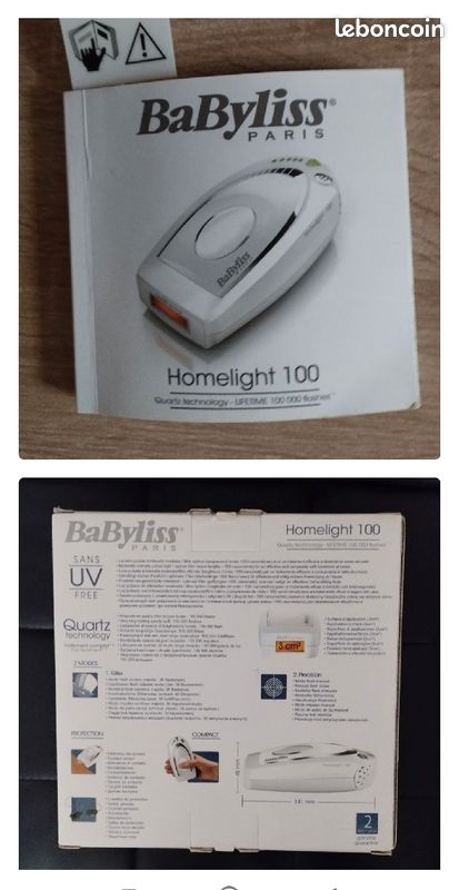Épilateur lumière pulsée Babyliss Homelight

Je l'ai eu en cadeau alors que j'avais déjà pris rendez-vous pour une épilation définitive chez un dermatologue.

Testé une seule fois, il est comme neuf (image 7)