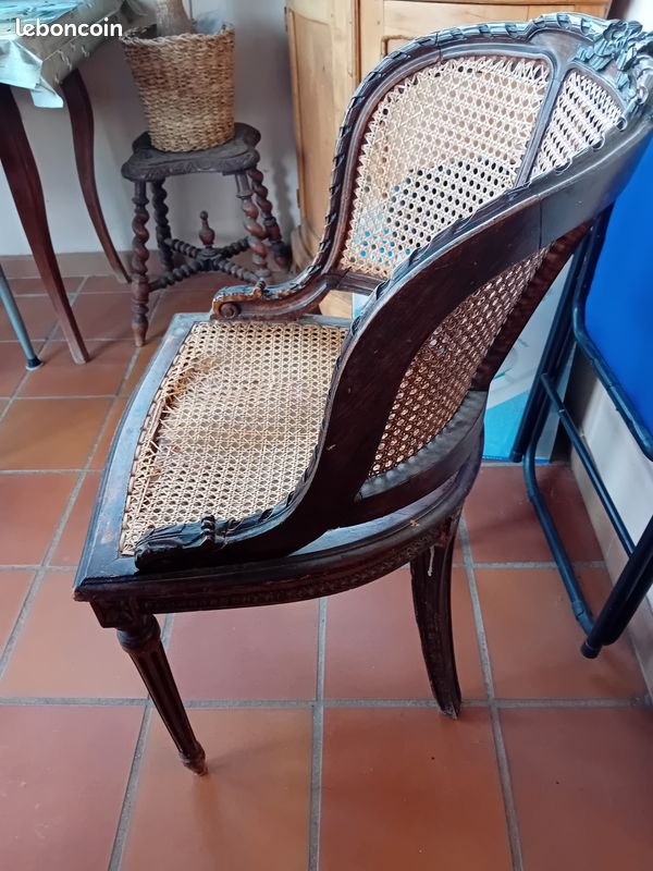 Fauteuil cannage (image 2)
