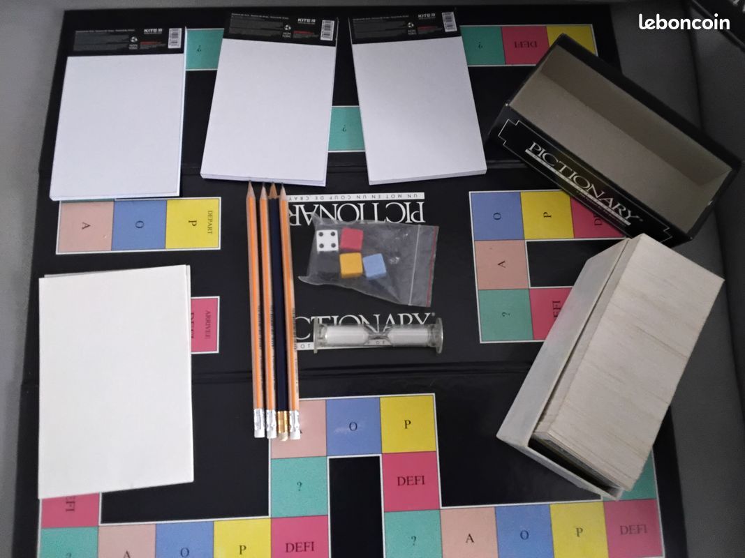 Jeu pictionary Parker vintage bon état (image 4)