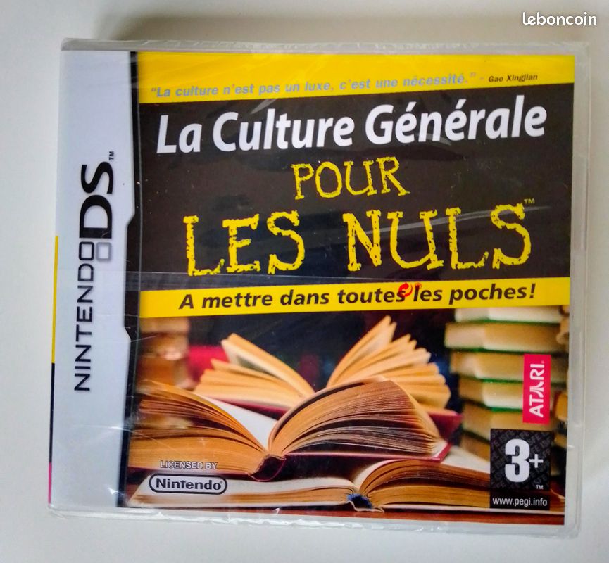 Jeu Nintendo DS La culture générale pour les nuls, NEUF sous blister (image 1)