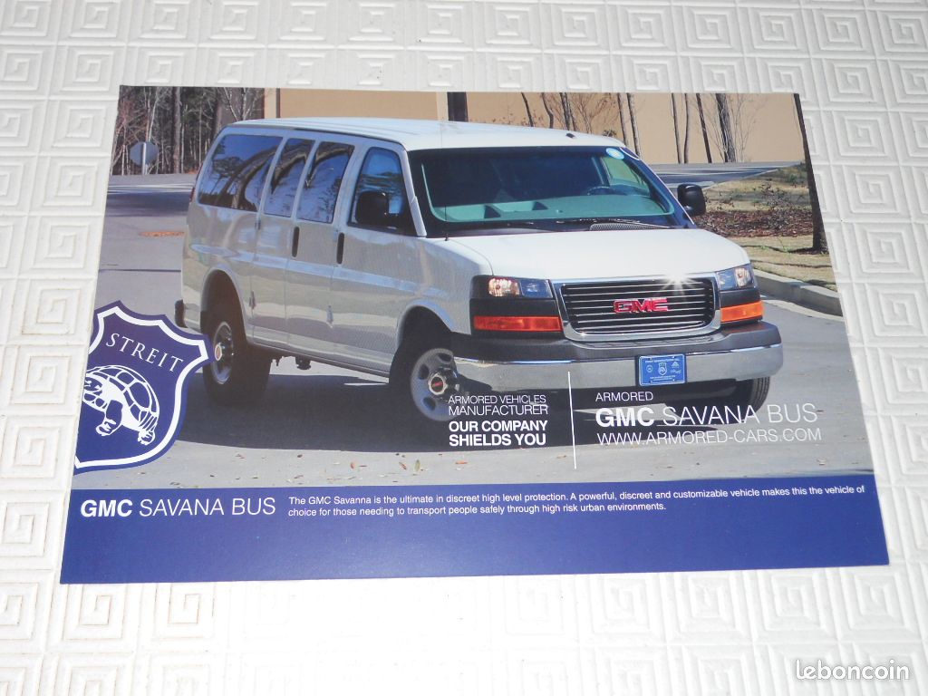 STREIT GROUP brochure armored GMC SAVANA bus années 2000 Livres