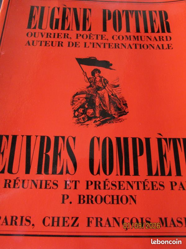 Pottier eugene oeuvres completes (image 1)