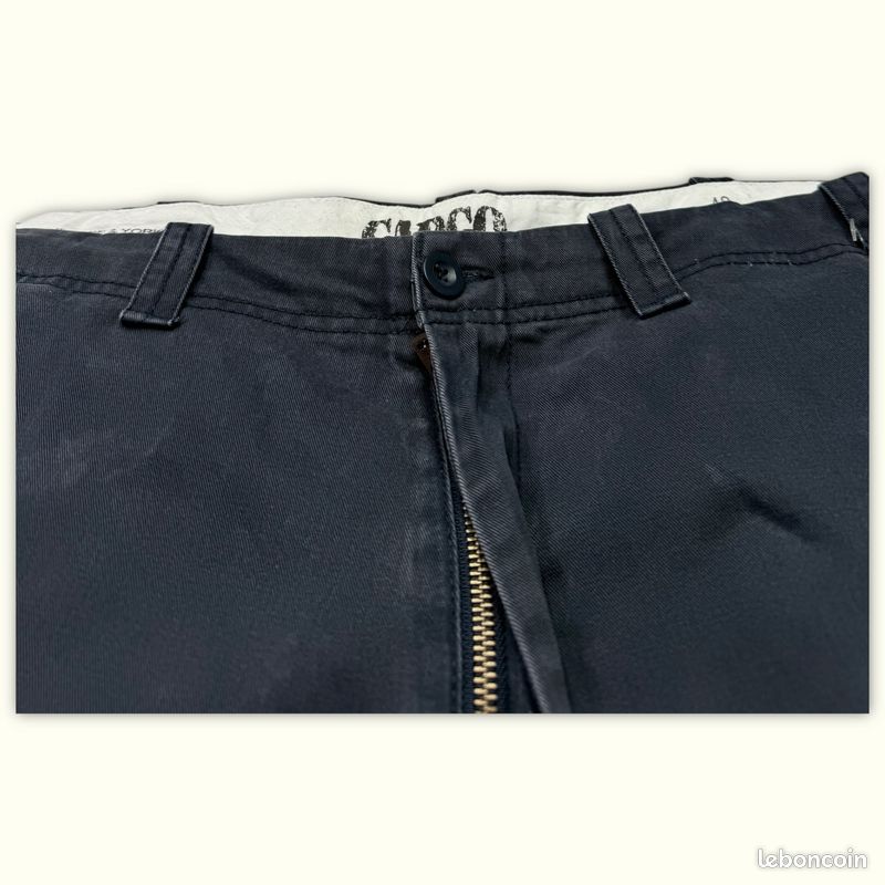 Shorts Homme Roundtree & Yorke W48 Noir Coton Traces d'usure visibles Regular (image 5)