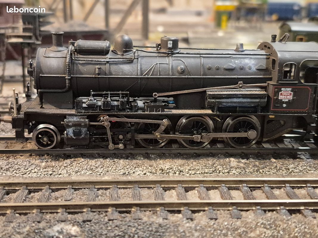ECH Ho JOUEF LOCO SNCF 040 C 147 CHARBON DEPOT BELFORT SANS BOITE NI