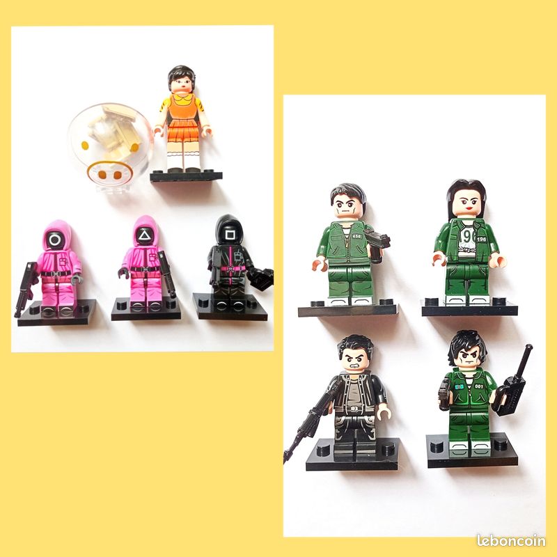 Squid Game : et maintenant les minifigs customs et leurs accessoires