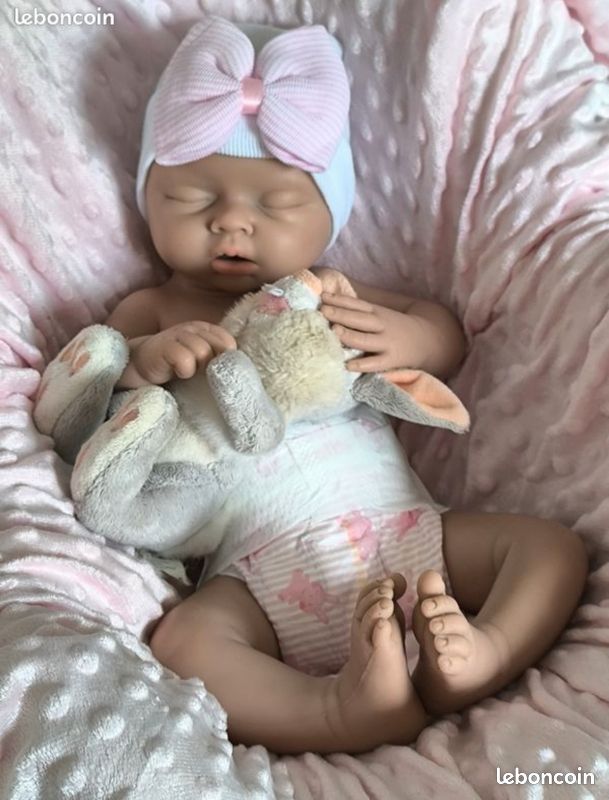 Poupée Bébé Reborn En Silicone - Fille 53cm, 3,3kg, Hyper Réaliste