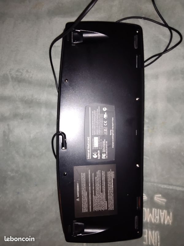 Clavier d'ordinateur noir alphanumérique Logitech (image 7)