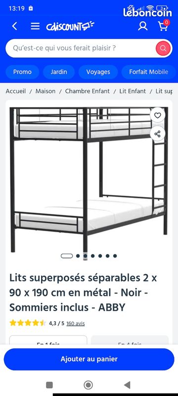 Lit superposé (image 2)