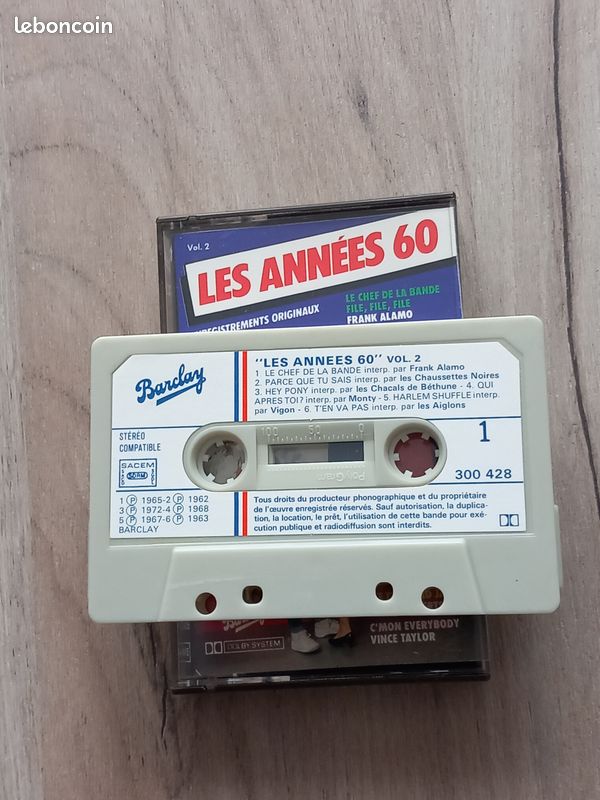 1 cassette audio les années 60 vol 2 (image 4)