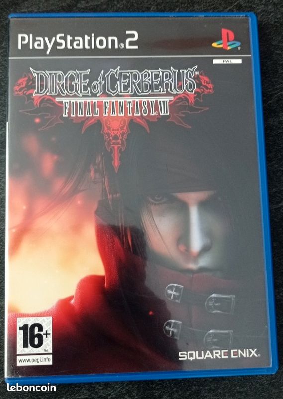 Jeu PS2 Dirge Of Cerberus: Final Fantasy VII Complet FR - Très Très Bon État