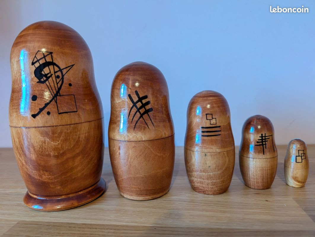 5 POUPÉES RUSSES Icône Matriochka Doll Matrioshka, Matriochka En Bois
