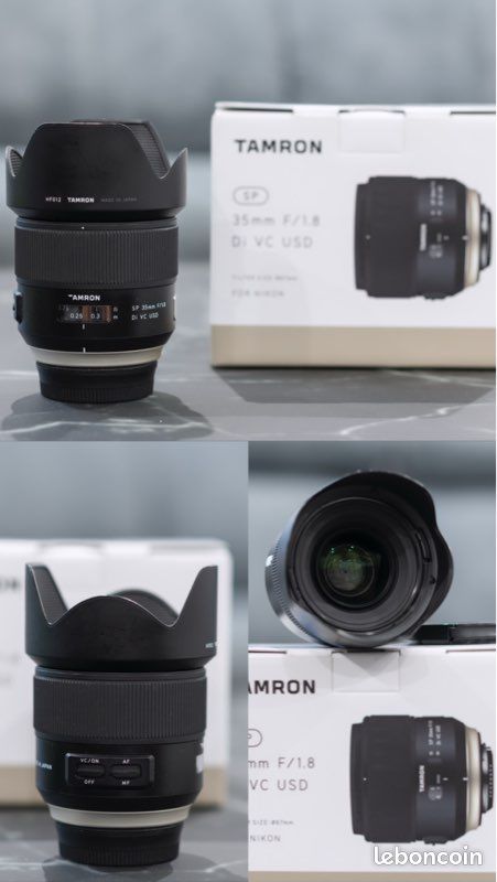 Tamron 35mm Di VC USD (Monture Nikon F) Photo, audio vidéo