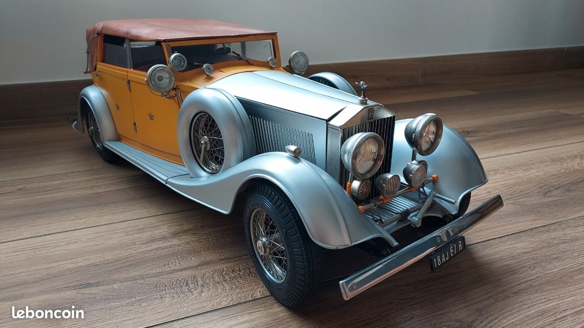 Maquette Pocher 1/8 – Rolls Royce Phantom II Sedan Coupe 1932 – K72 – Pièces D'origine