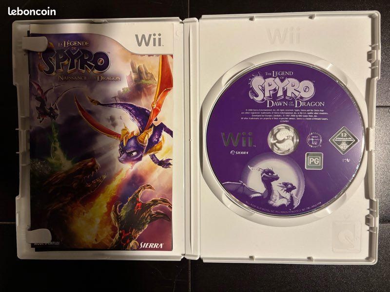LA LÉGENDE DE Spyro Naissance d'un Dragon Nintendo Wii Sans Notice PAL FR U EUR 14,95 - FR