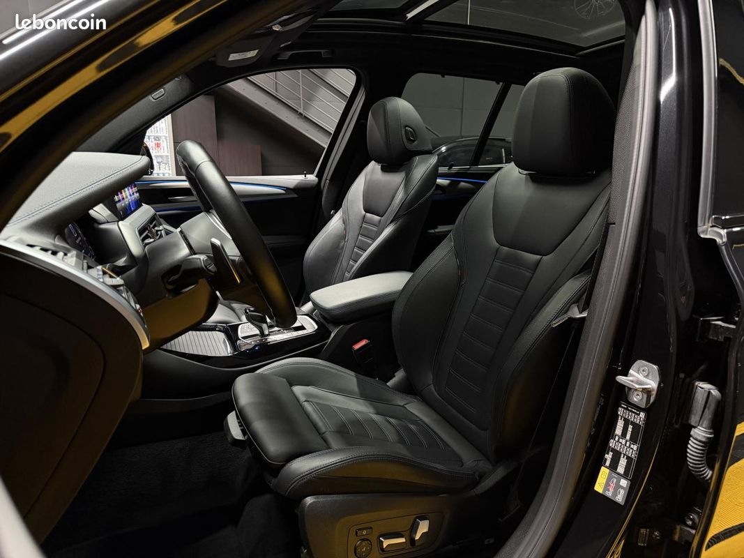 BMW X3 30e 292 cv M SPORT hybride rechargeable ( xDrive30e PHEV ) - JANTES 21 / FULL LED / TOIT PANO (image 8)