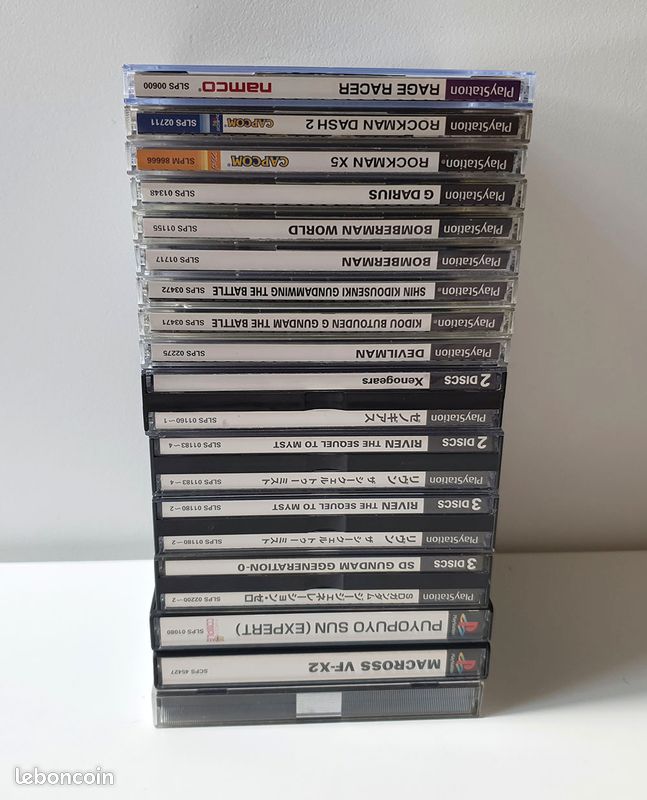 Lot De 10 Jeux PS1 – Version Française – État Correct – Sony PlayStation