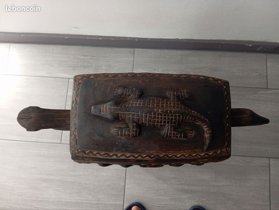 Boite en bois Dogon ancienne (image 4)