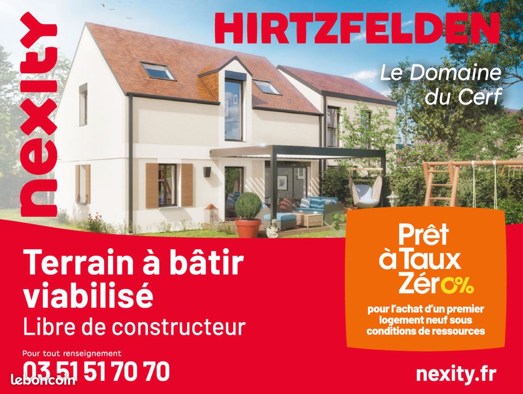 Terrain à Hirtzfelden, à 20km de Colmar · 69 900 €