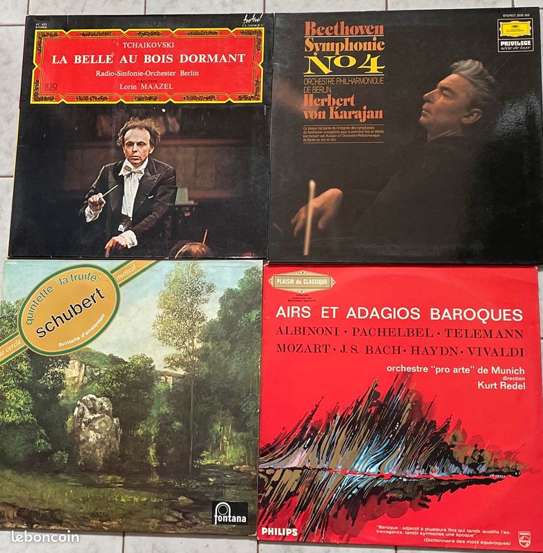 7 Vinyles 33 tours de Musique Classique (image 1)