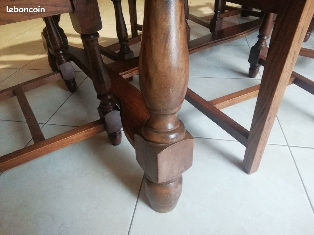 Table et 6 chaises style Breton (Pont Aven) (image 10)