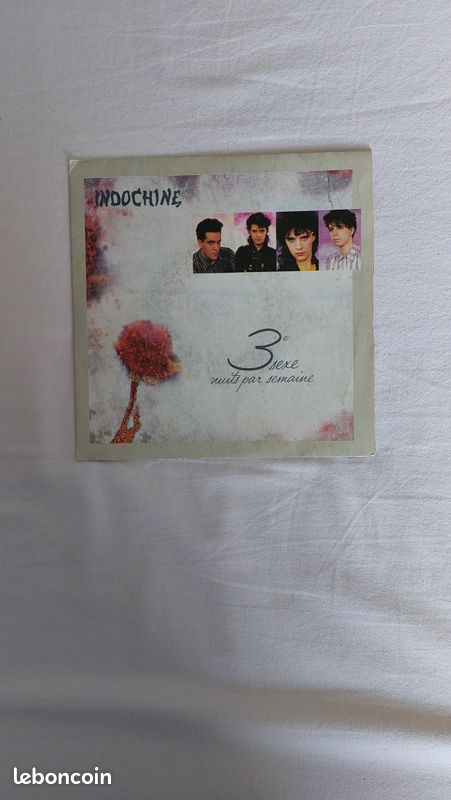 Disque vinyl 45 t de indochine (image 1)