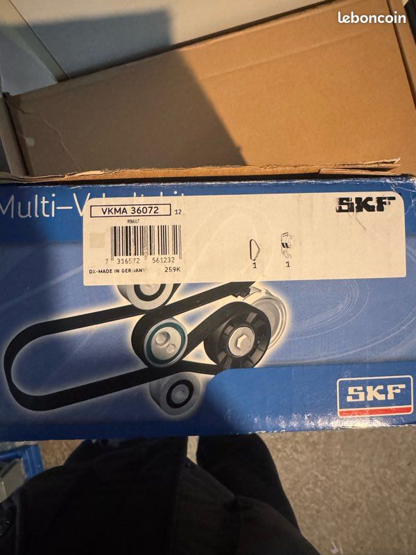 Kit Courroie Multi-V SKF VKMA 36072 | Galets Et Courroie D'Origine | Pour Réparation Complète