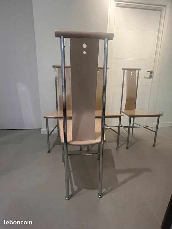 4 chaises modèle « Turku » de Carine Karlsson - Ikea 1990