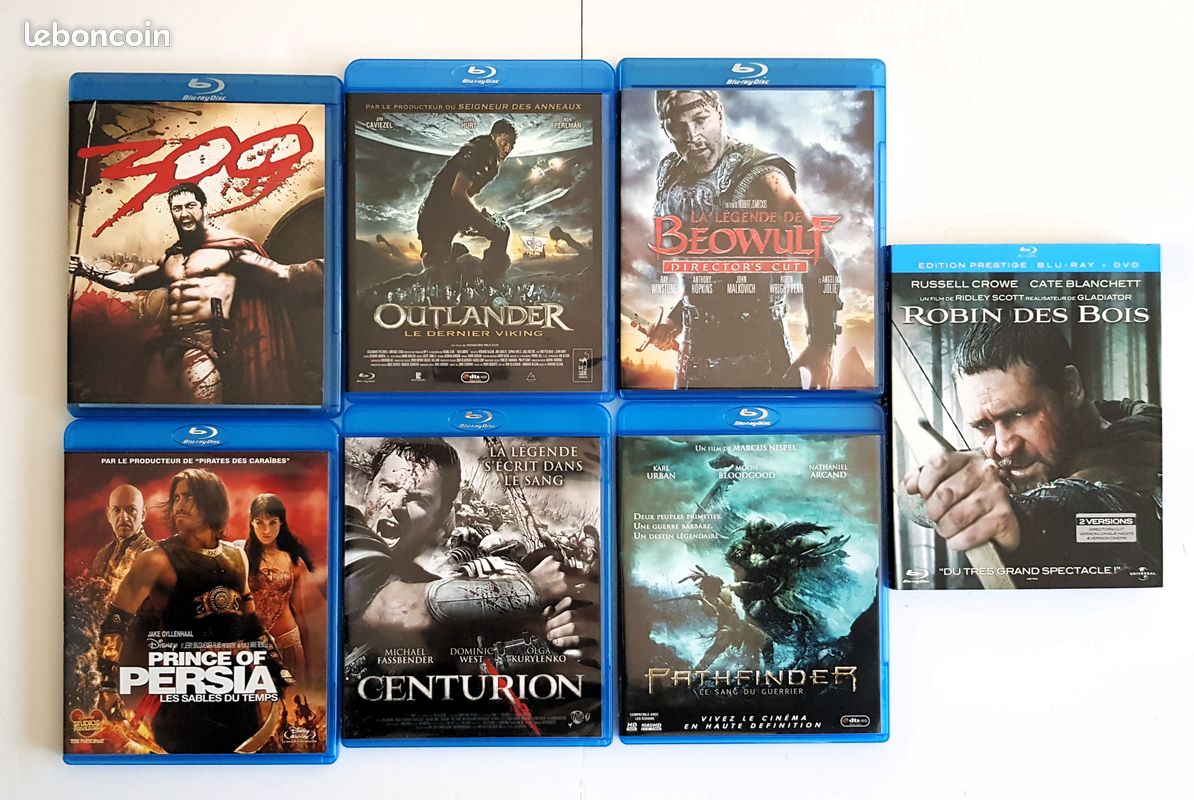Lot de 07 Blu-Ray Disc Peplum, fantastique, moyen age (image 1)