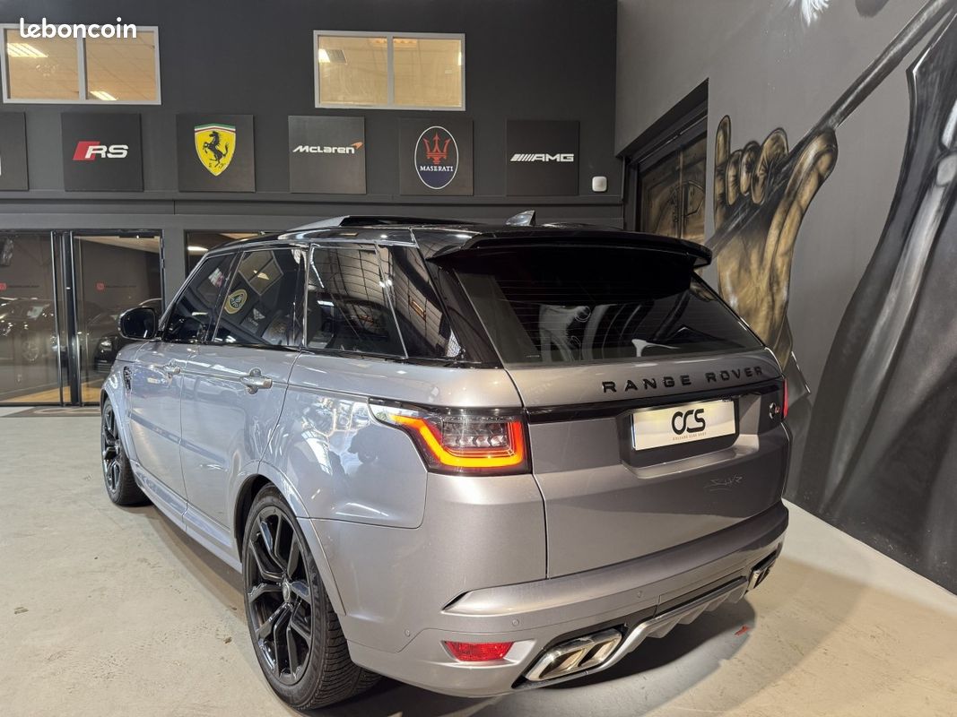 Land Rover Range Rover Sport (2) V8 5.0 575ch SVR Toit Ouvrant CARBONE Phase 2 (image 6)