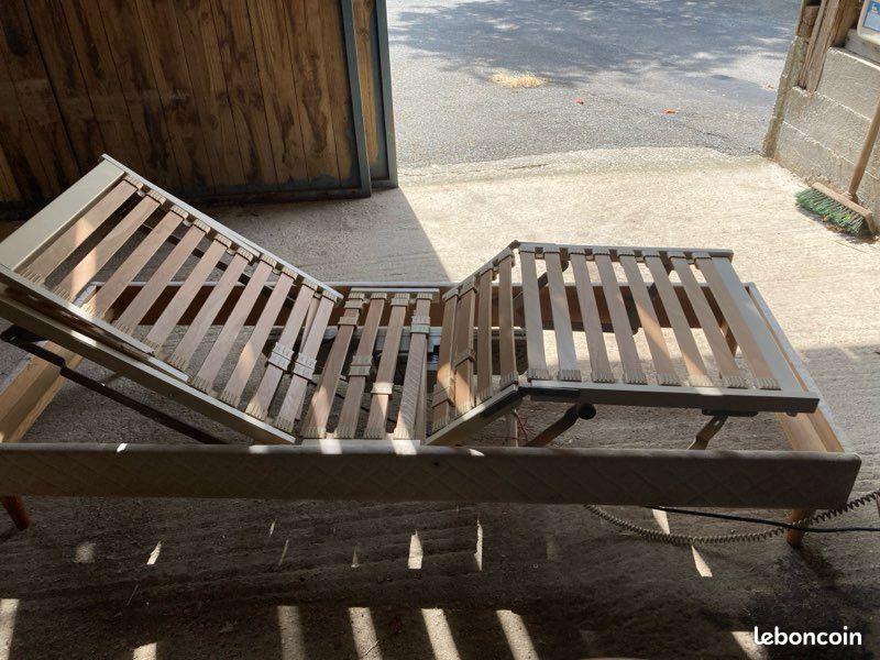 Sommier à lattes électrique avec matelas (image 2)