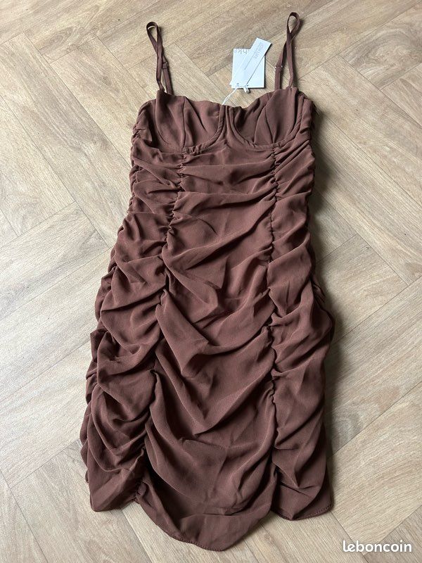 Robe marron Bershka (image 1)