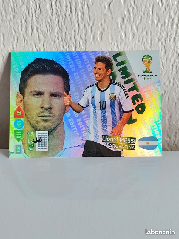 messi limited edition card 2014 world cup Soccer Soccer 2014 Panini World Cup Prizm #12 Lionel Messi Mint :  Everything Else main image 1