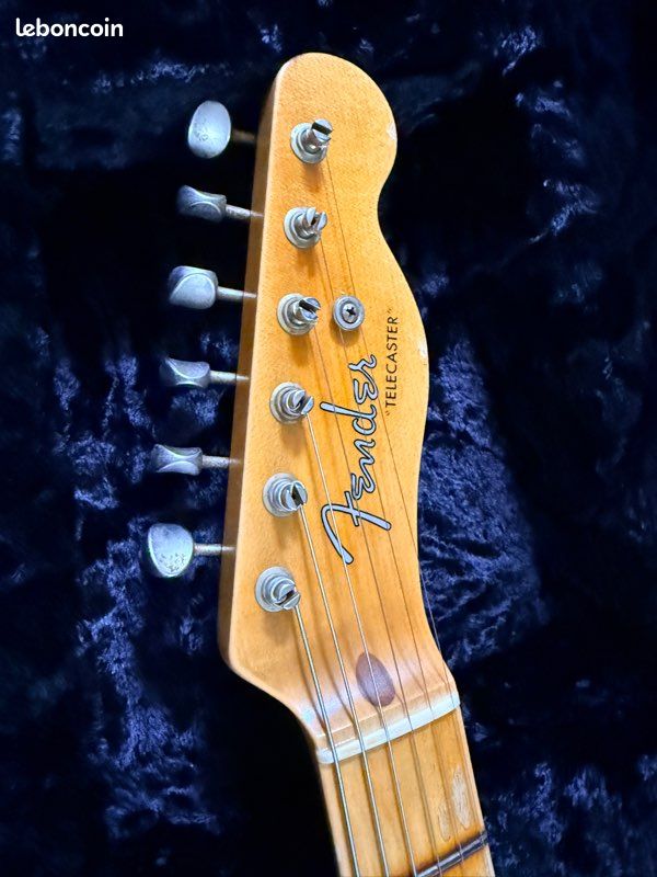 Fender Custom Shop Wildwood 10 – Telecaster 1955 Heavy Relic – Shell Pink Sparkle (image 11)