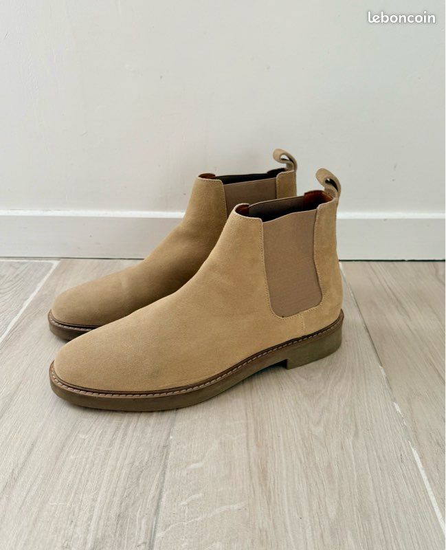 Bottines en daim sable Zara – 43 (image 1)