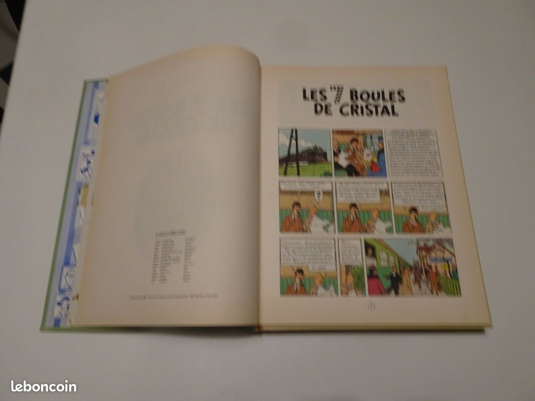 Bd : tintin 13 : les 7 boules de cristal . B36 (image 10)