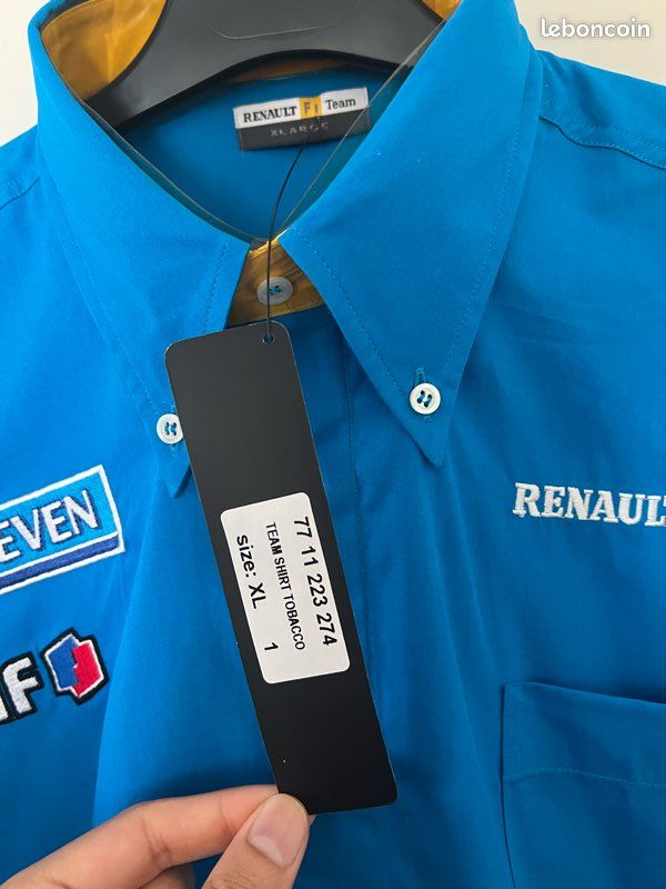 Maillot Cyclisme Parentini Renault F1 Team – Homme Taille XL, Collection