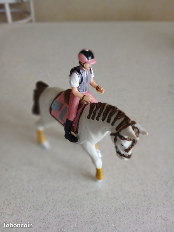 Cheval et sa cavaliere papo (image 1)