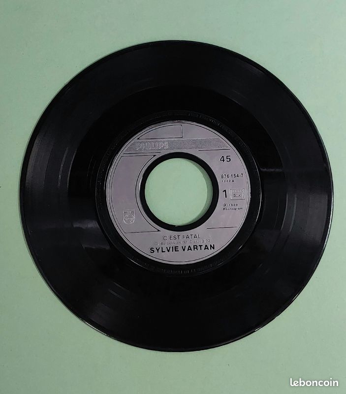 45T vinyle, Sylvie Vartan "C'est fatal" (image 3)