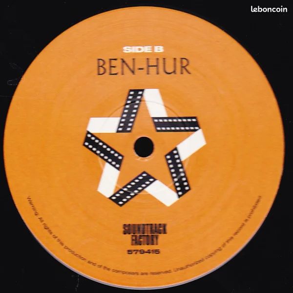 Miklós Rózsa ‎– Ben-Hur (Original Motion Picture Soundtrack). 1 vinyle neuf scellé (image 2)