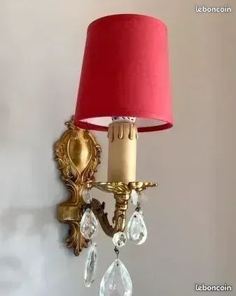 Abat-jour Remplacement Baroque Abat-Jour Conique Gris Argenté Motif Floral - E14 - 19,5cm - Look Vintage Pour Lampe De Chevet Abat-jour Conique 19.5cm