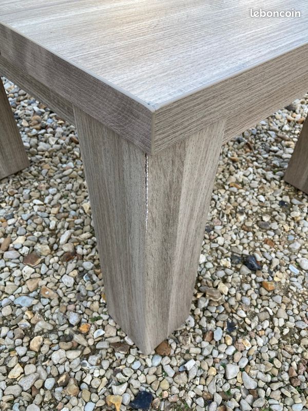 Table basse carrée stone chêne gris (image 4)