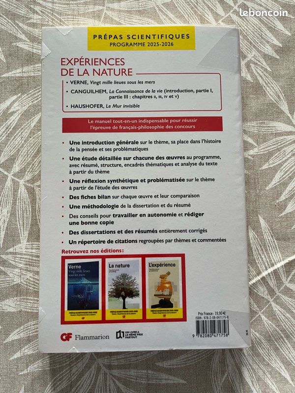 CPGE scientifique Expériences de la nature (image 2)